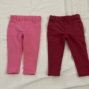 Garanimals Girls Pull-On Leggings in Pink & Burgundy